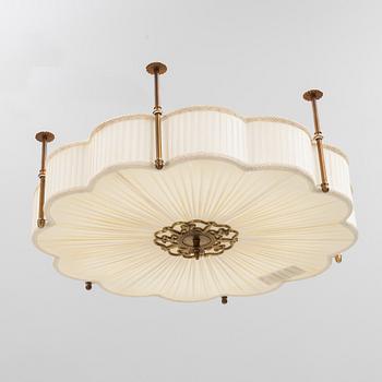 A Swedish Grace ceiling lamp, 1920's/30's.