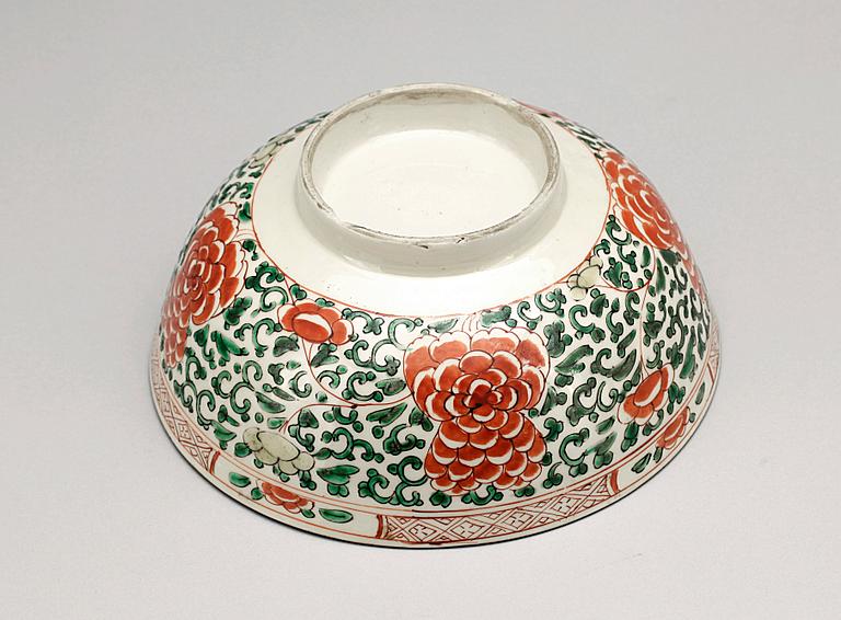 SKÅL, porslin, Kina, Kagxistil, 1900-tal.