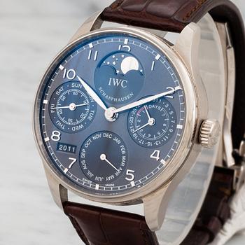 IWC, Schaffhausen, Portugieser, Perpetual Calendar, armbandsur, 42 mm,