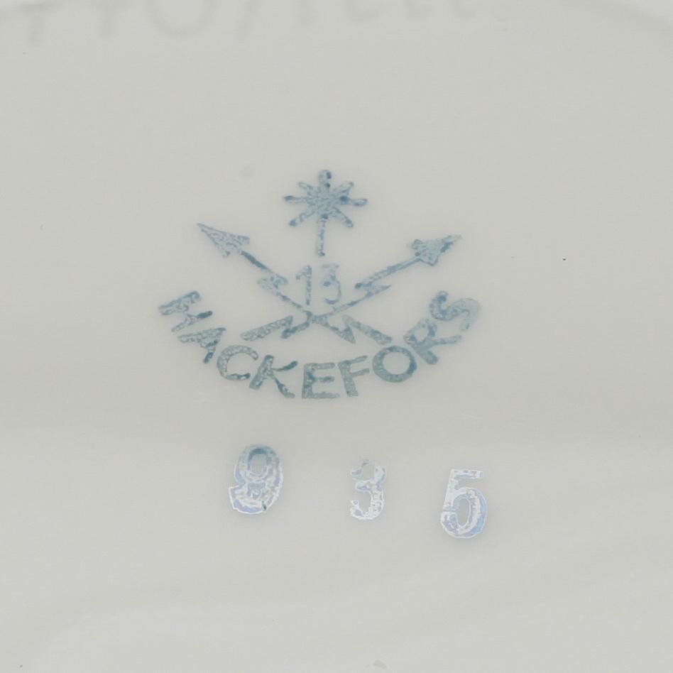 SERVISPORSLIN, 57 delar, Hackefors, 1900-talets mitt.