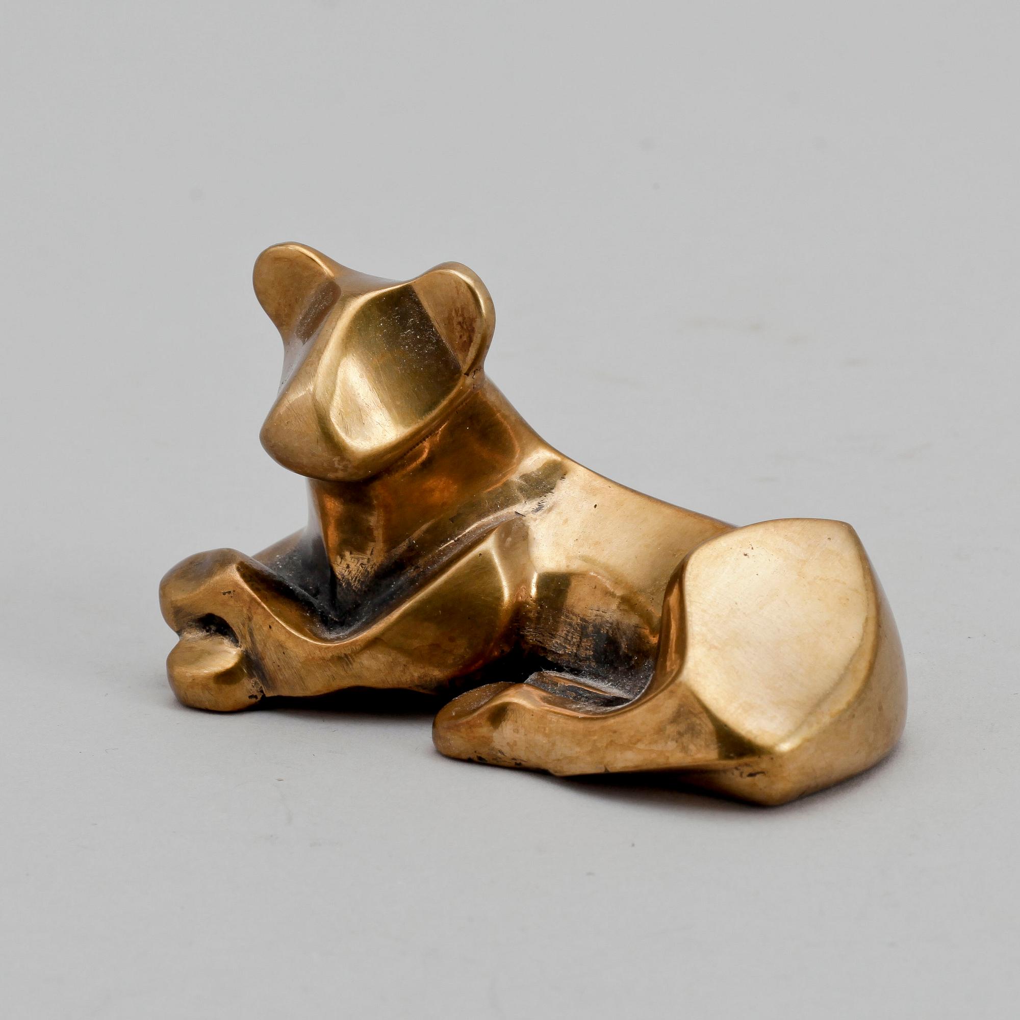 SEBASTIAN SCHILDT, skulptur, brons. Otydligt signerad.