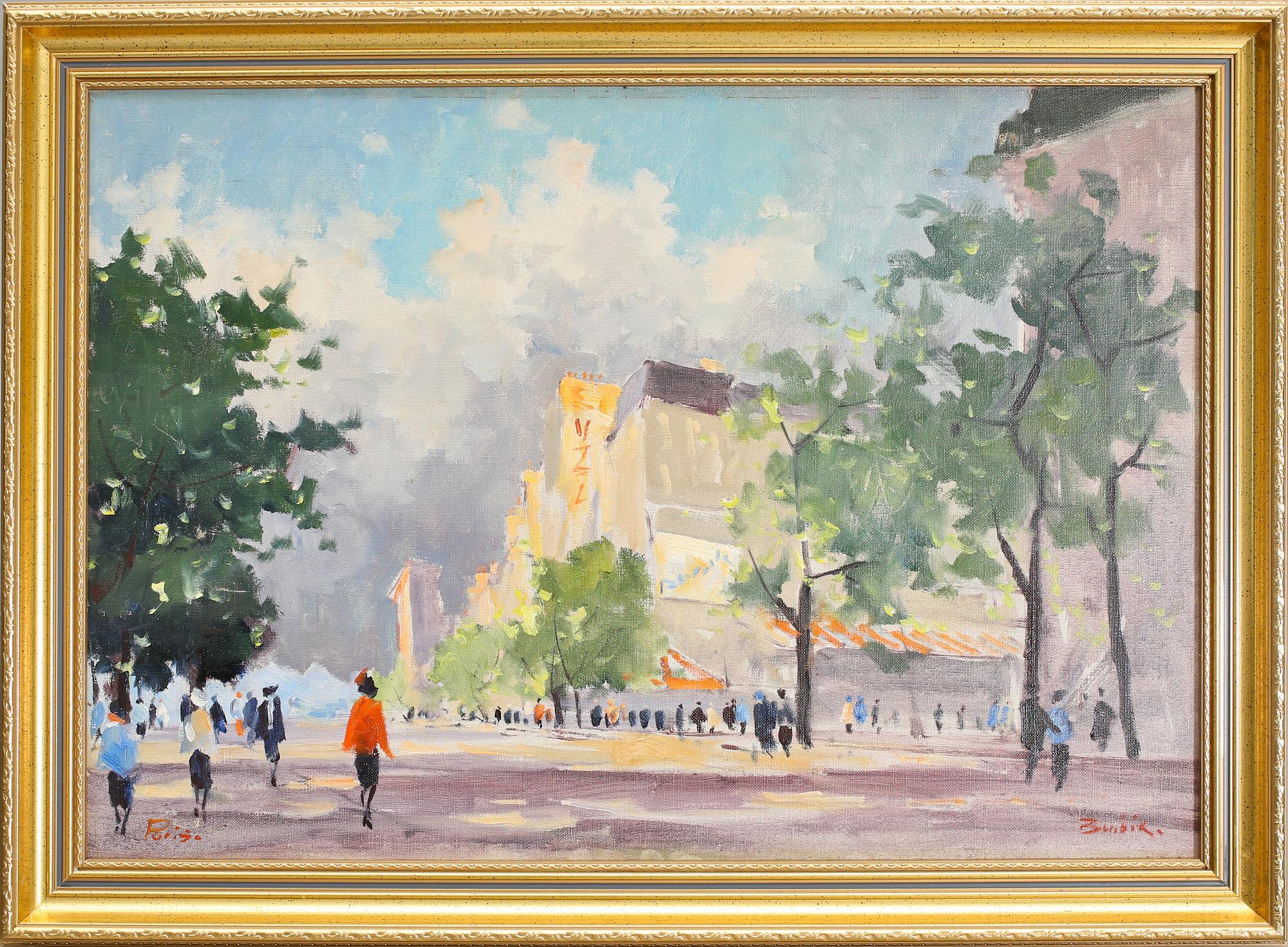 HANS BENDIX, olja på duk, signerad.