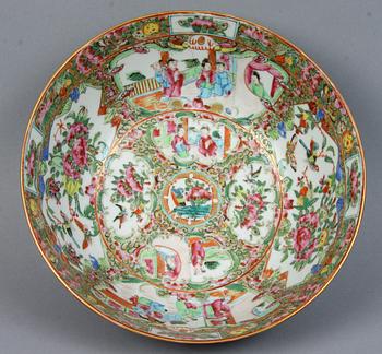 SKÅL, porslin, Kanton, Kina, 1900-talets första hälft.