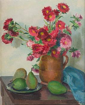 Kerstin Carlstedt, Still life with flowers.