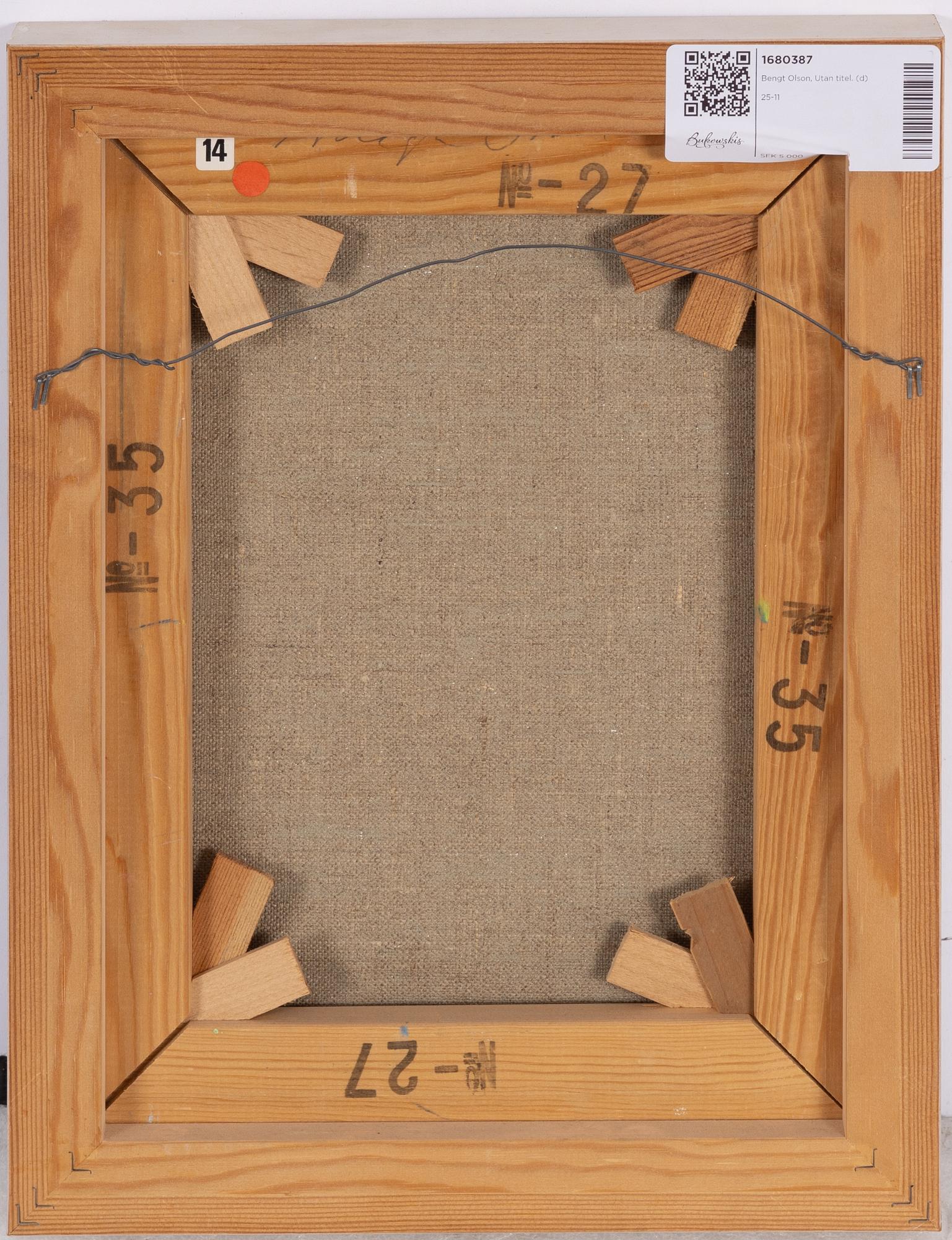 Bengt Olson, Untitled.