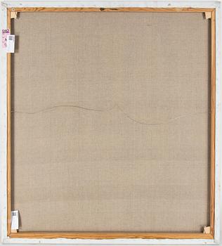 PETER HAHNE, triptyk, olja på duk samt collage, signerad a tergo.