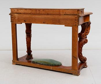 DAMSKRIVBORD, senempire, 1800-talets mitt.