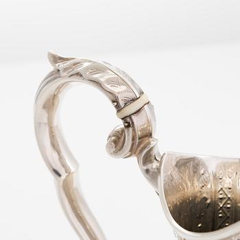 Tillbringare, sterlingsilver, elfenben, Martin, Hall & Co, Sheffield 1858.