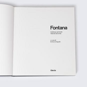 Böcker, 2 volymer, "Fontana - Catalogo generale I-II", Enrico Crispolti, Edizioni Electa, Milan,1986.