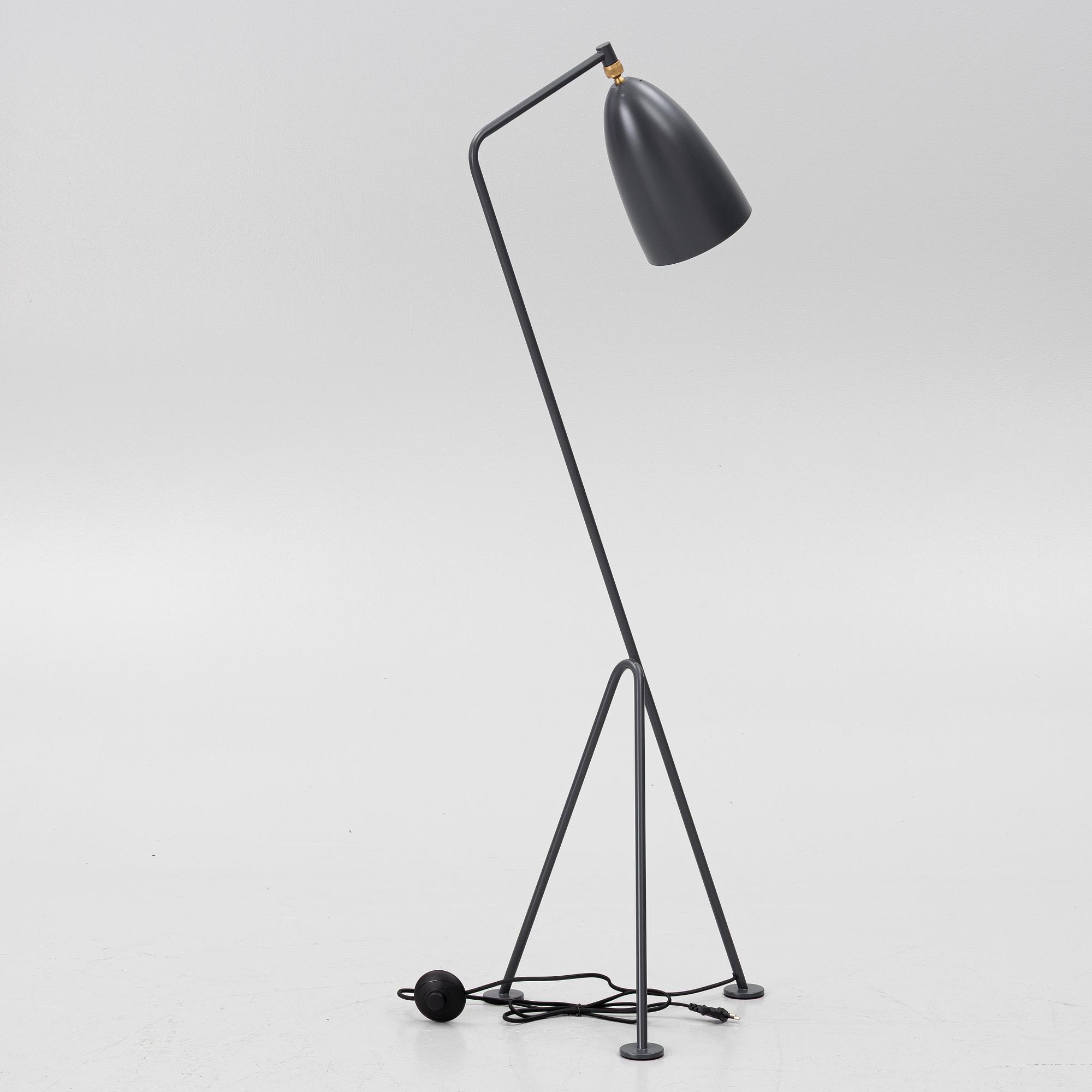 Greta Magnusson Grossman, Floor lamp, 'Grasshopper', GUBI, Denmark.