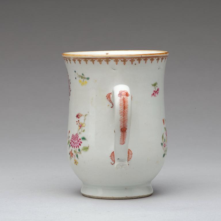 A famille rose jug, Qing dynasty, Qianlong (1736-95).