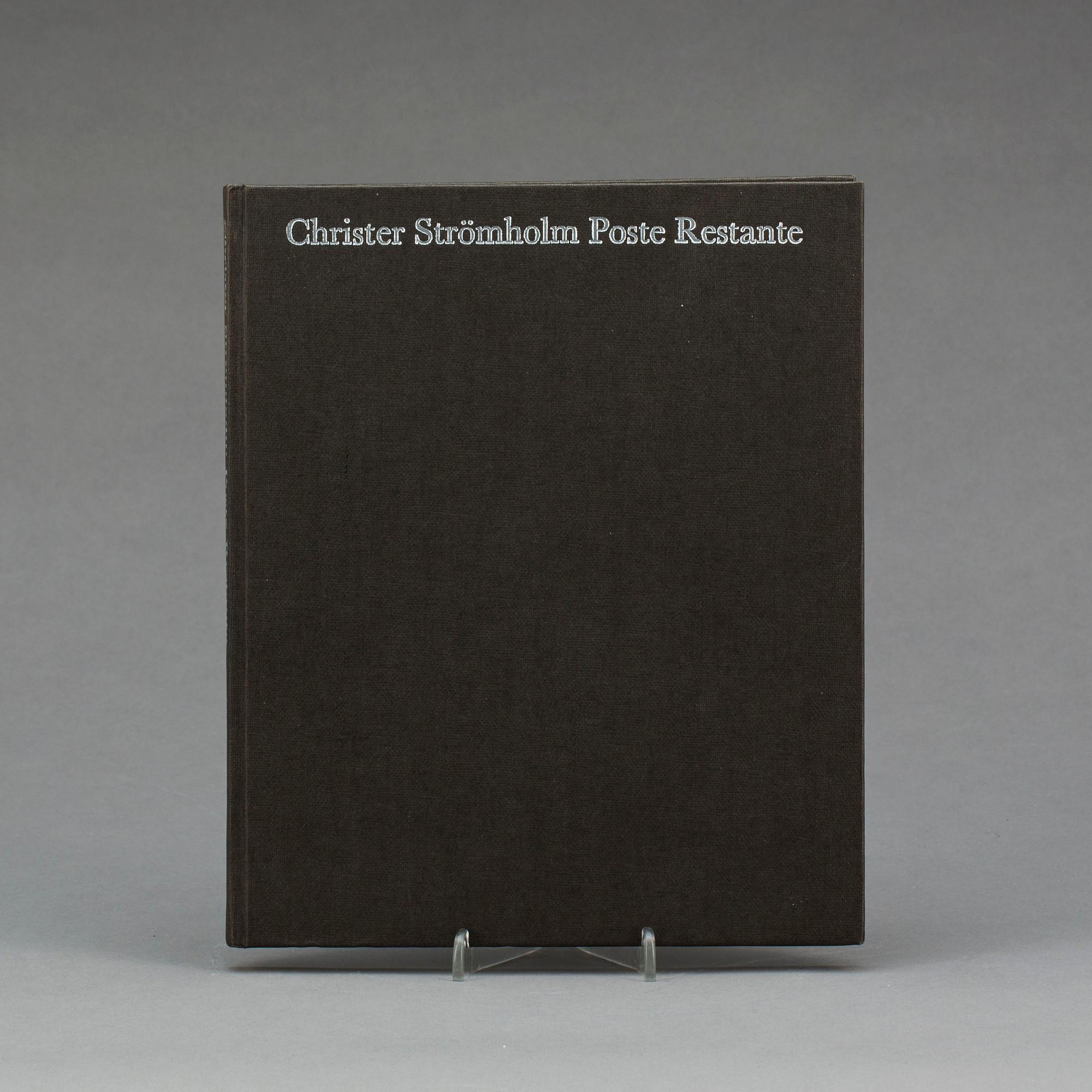 BOK, "Poste Restante", Christer Strömholm, PA Norstedt & Söners Förlag, Stockholm 1967.
