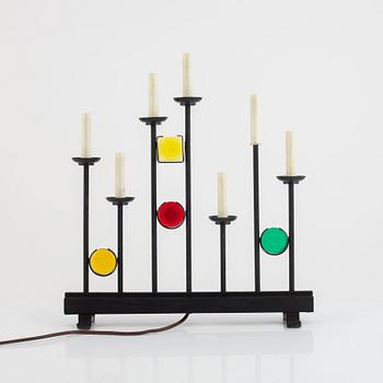 An advent candle holder, "Fantasi", Osram, 1960s.