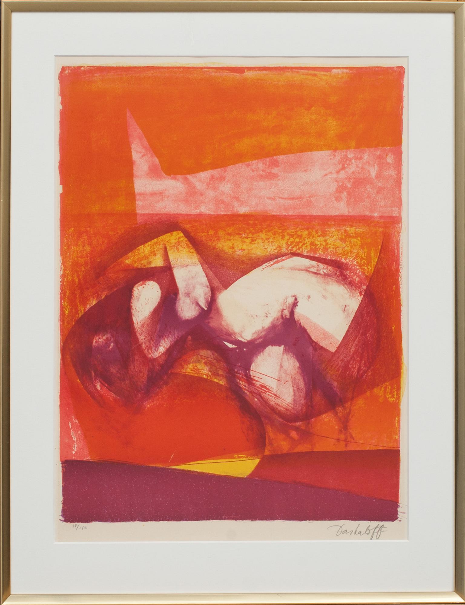 GEORGI DASKALOFF, färglitografi, signerad och numrerad 38/150.