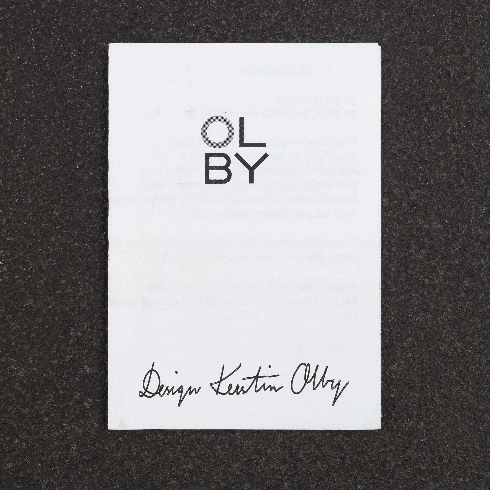 Kerstin Olby, sideboard, 'Stena Line', Olby design, contemporary.