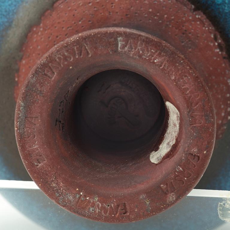 Wilhelm Kåge, A Wilhelm Kåge 'Farsta' stoneware vase and a bowl, Gustavsberg's studio, Sweden 1955-56.