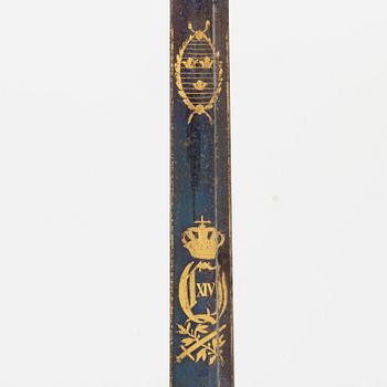 A Swedish infantry officers's sword, 1820s/30s.
