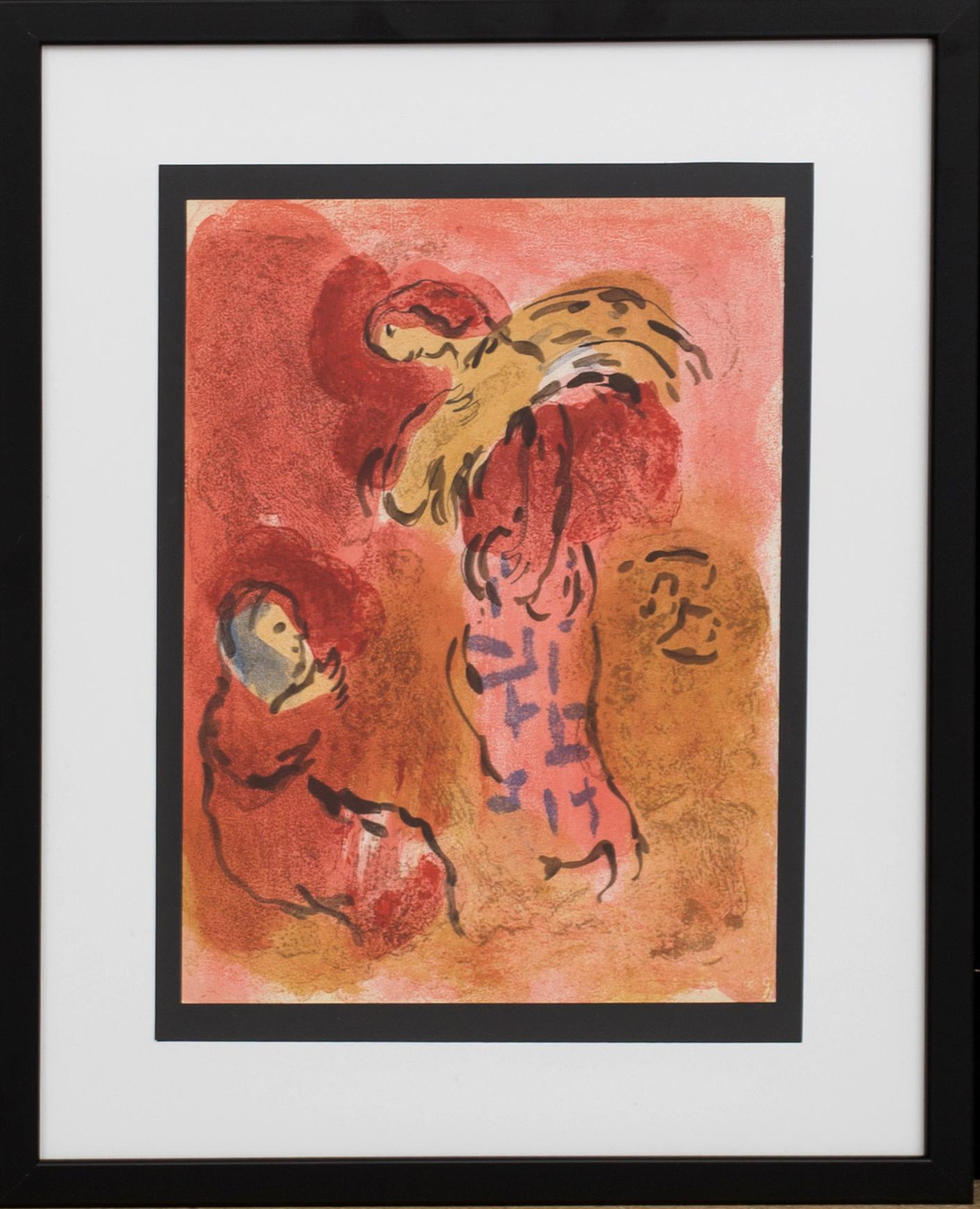 MARC CHAGALL, färglitografi, ur Verve vol X nr 37-38 1960.