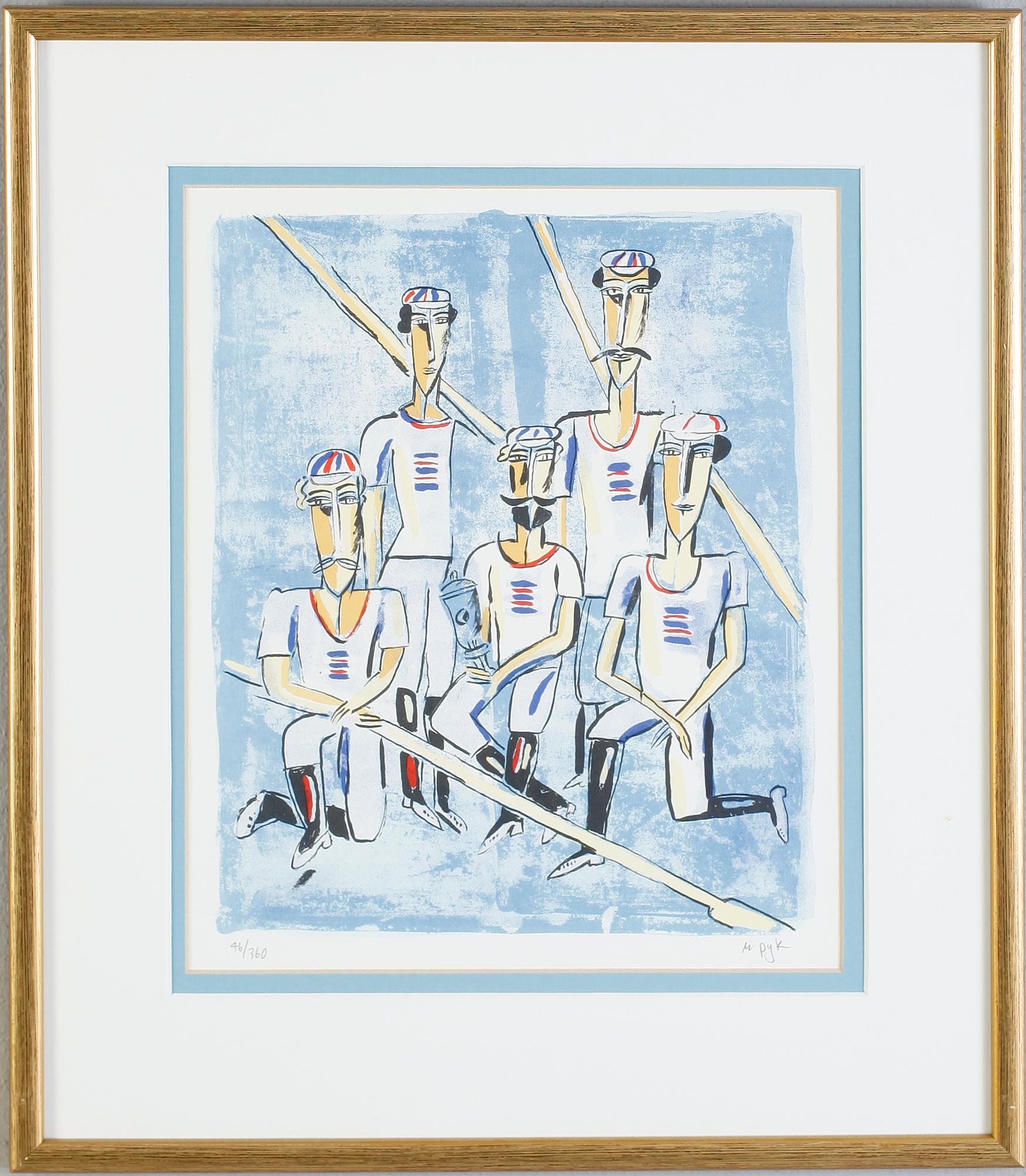 MADELEINE PYK, färglitografi, signerad och numrerad 46/360.