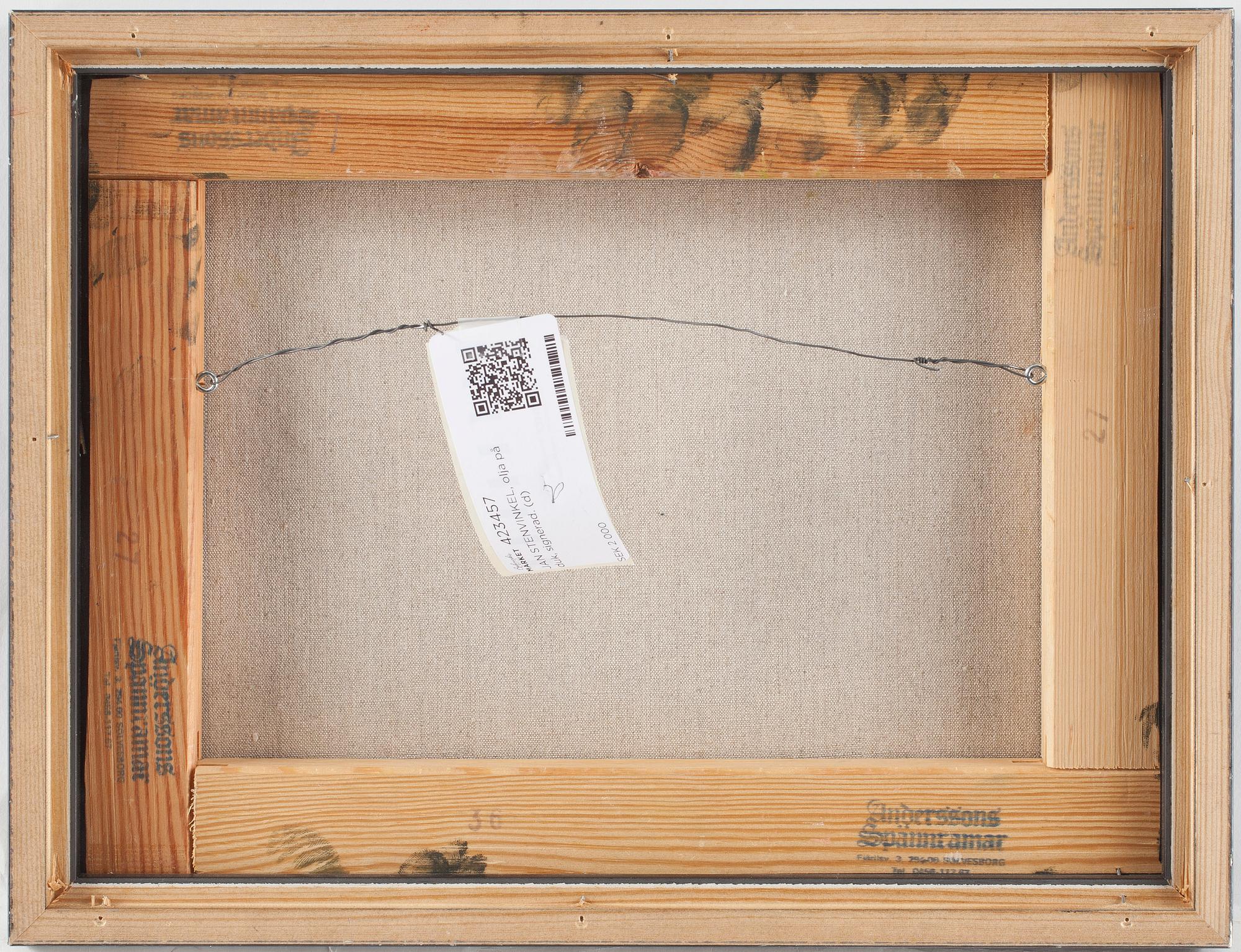 JAN STENVINKEL, olja på duk, signerad.