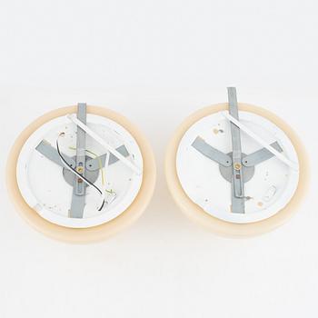 Harald Notini, taklampor, ett par, modell "10870", Arvid Böhlmarks Lampfabrik, 1930-tal.