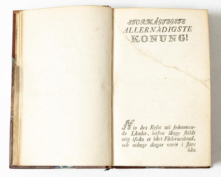 Thunberg’s Travels 1770-79 with engraved plates (4 vols.).