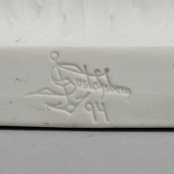 A PAIR OF PARIAN FIGURES, Gustafsberg 1894 and 1917.