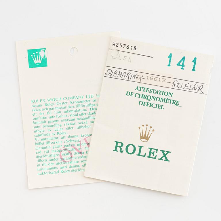 Rolex, Submariner, ca 1995.