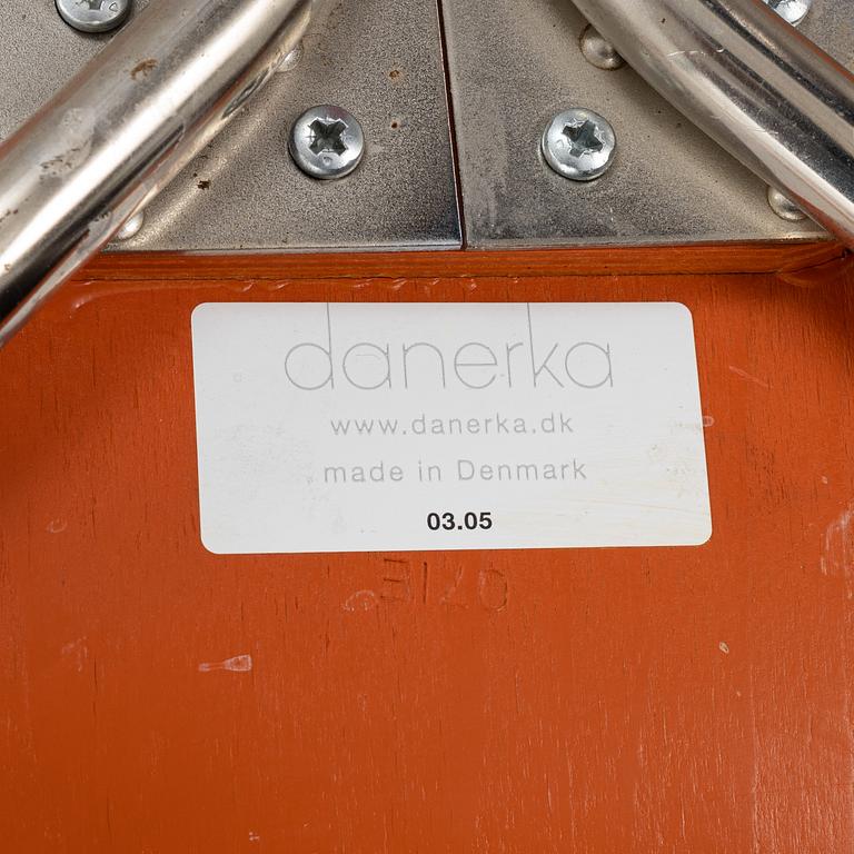 Erik Ole Jørgensen, six stackable 'Rondo' chairs, Danerka, Denmark, 21st Century.