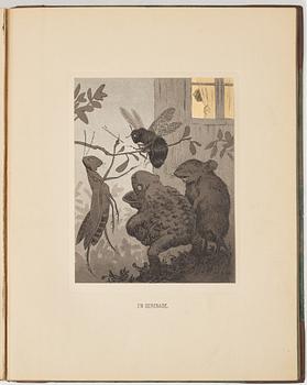 Theodor Kittelsen, book, 'Har dyrene sjæl', 1893. - With 20 colour plates.