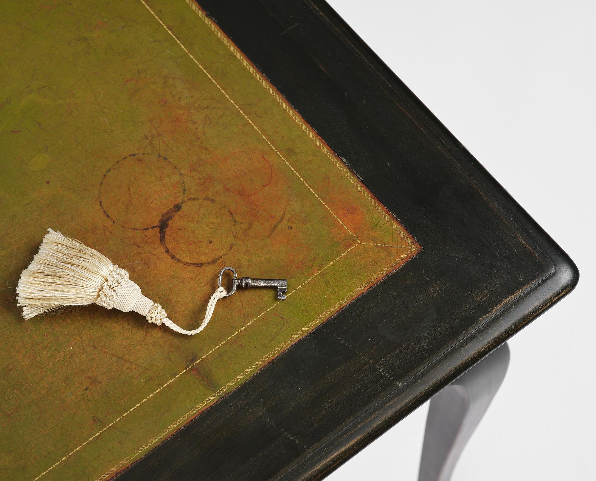 A Swedish rococo writings desk in the manner of C. Linning, Stockholm,l later part 18th century.