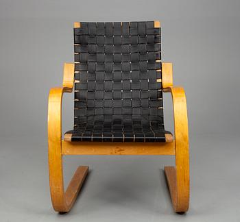 LÄNSTOL NO 406, laminerad björk, Alvar Aalto, formgiven 1946-47.