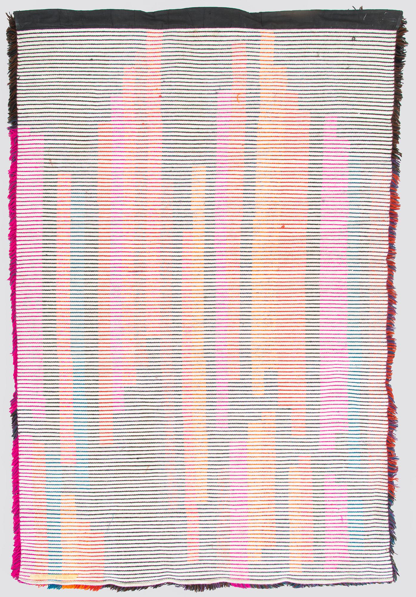 Oili Mäki, rya, triptyk, "Sibelius VII sinfoni", sannolikt unik, signerad Oili Mäki. À ca 215 x 140 cm.