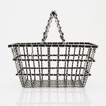 CHANEL bag shopping cart basket Runway 2014/2015 Limited Edition CC