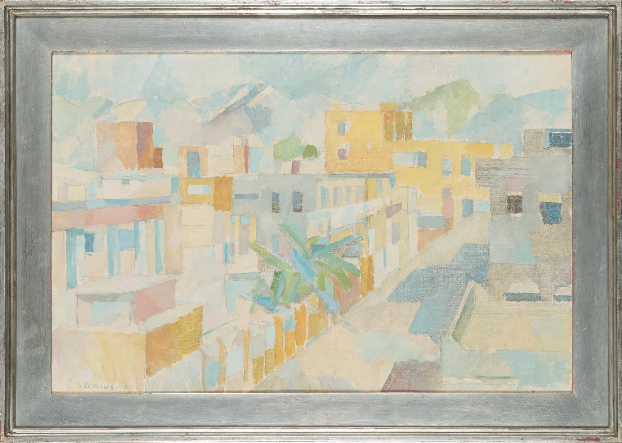 Per Stenius, olja på duk, signerad och daterad -61.