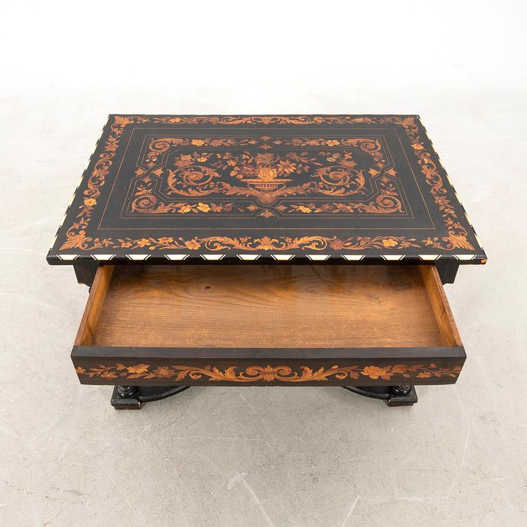 Table, Baroque style, late 19th century.