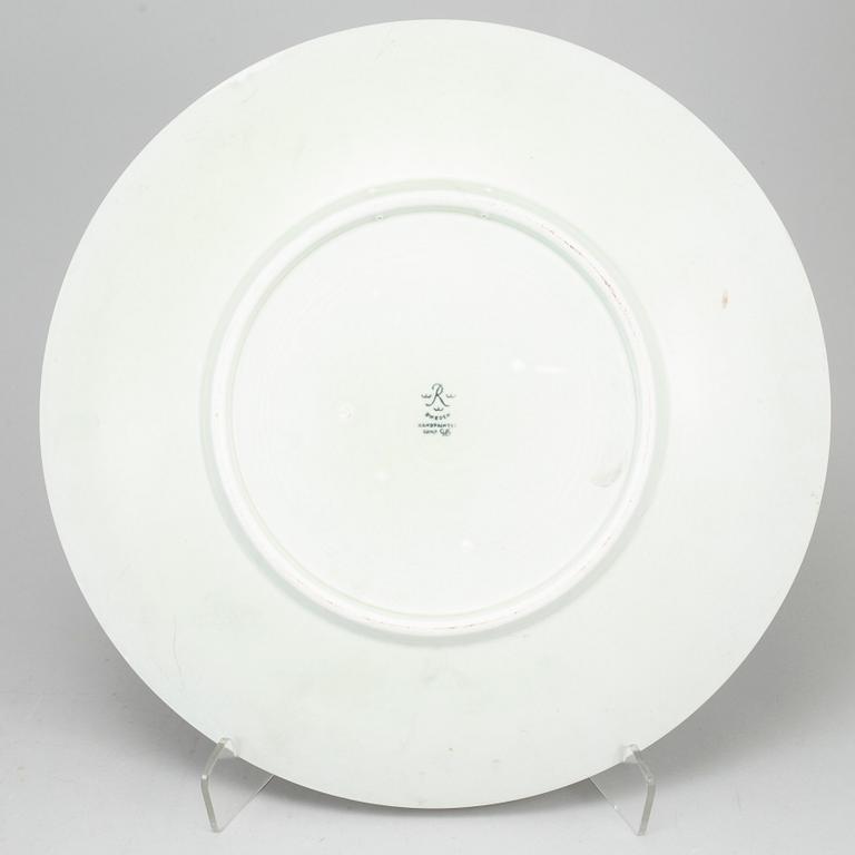 CARL-HARRY STÅLHANE & OSKAR DAHL, three stoneware plates, Rörstrand, Sweden, mid 20th century.