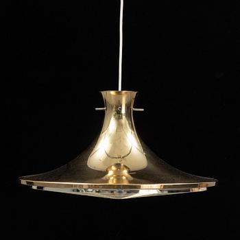 Lennart Centerwall, a brass 'Rex' ceiling light from IKEA, the model launched 1971.
