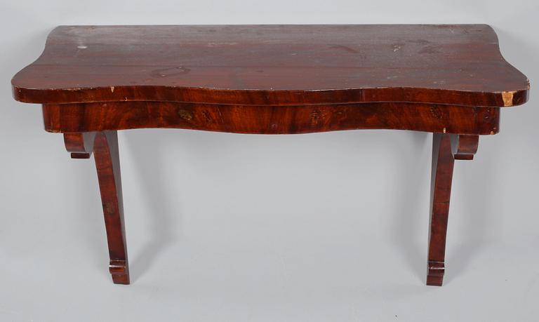 SPEGEL med KONSOLBORD, nyrokoko, 1800-talets andra hälft.