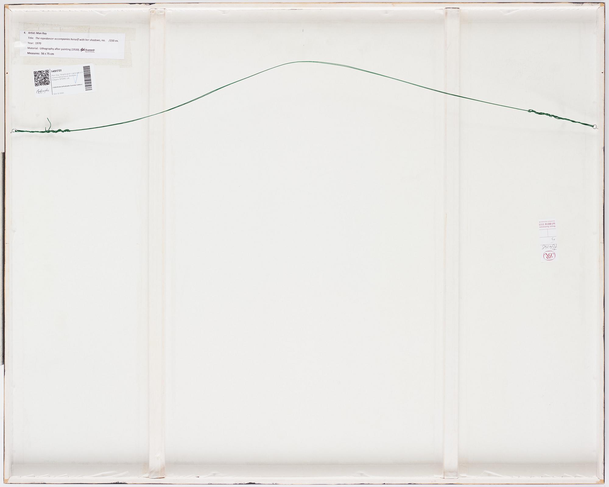 Man Ray, "The Rope Dancer Accompanies Herself with her Shadows".