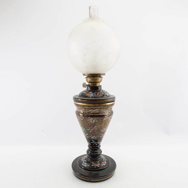 Table foot lamp around 1900.
