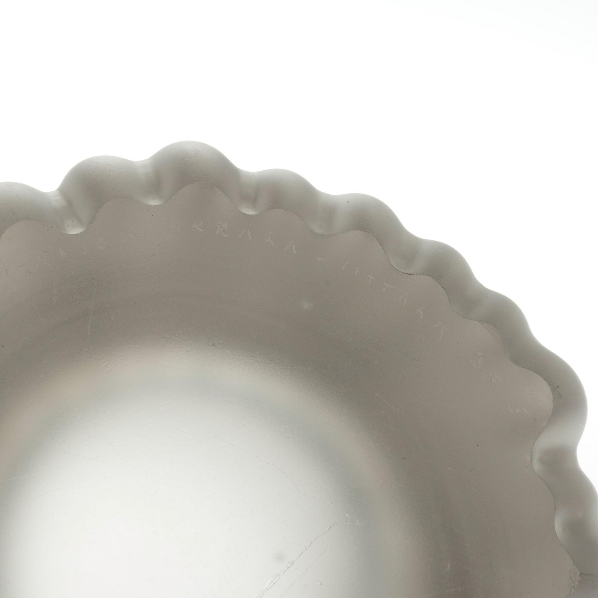 VAS, glas, "Renlav" Signerad Tapio Wirkkala, Iittala 3515.