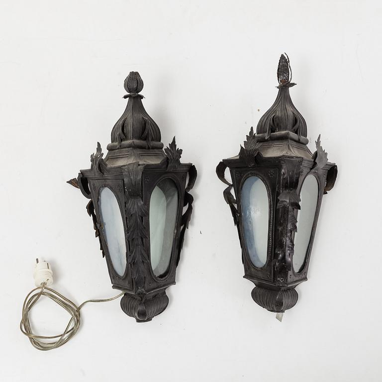 A pair of 19th Century lanterns.