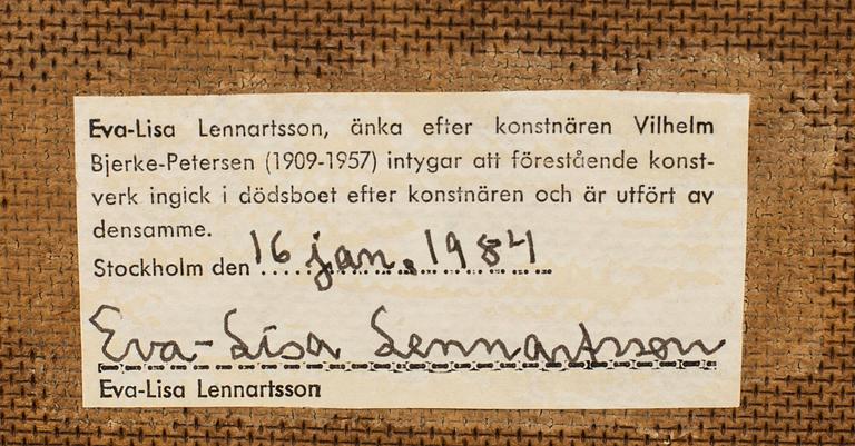 VILHELM BJERKE-PETERSEN,