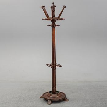 A stained pine clothes hanger, first half of the 20th century.