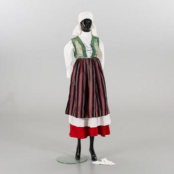A COSTUME, probably Ingelstad, Scania, Sweden.