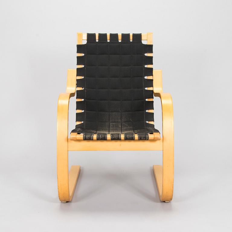 Alvar Aalto, a 1980s '406' armchair, Artek.