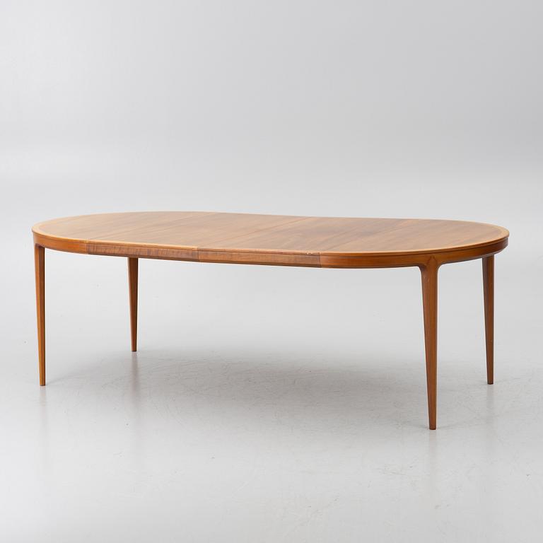 Bertil Fridhagen, A nine piece 'Diamant' dining set, Svenska Möbelfabrikerna Bodafors, 1960s.