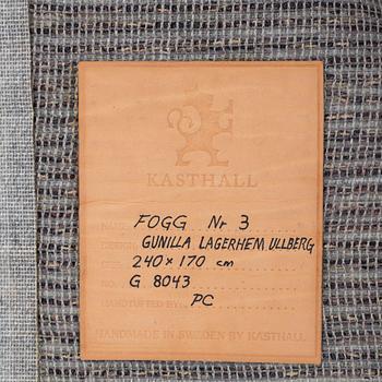 GUNILLA LAGERHEM ULLBERG, matta, "Fogg 3", rya, handtuftad, ,  Kasthall.