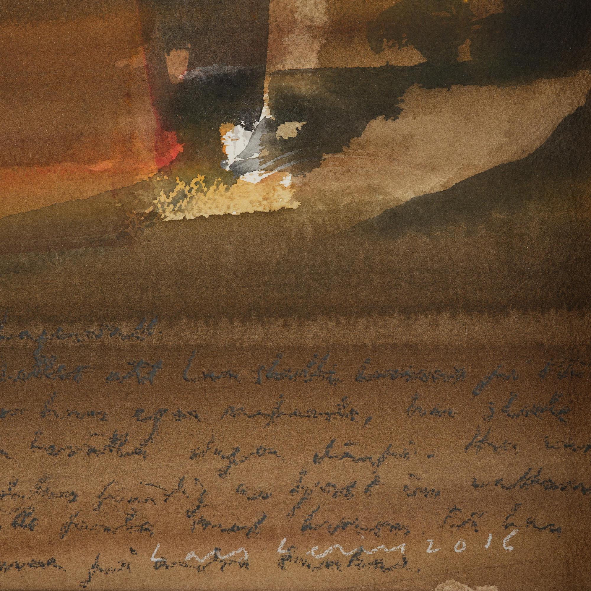 Lars Lerin, "Agadir, kväll".